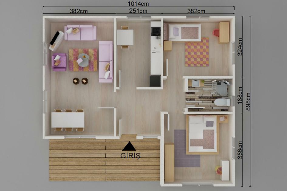 Yangına dayanıklı prefabrik ev sistemleri – Şen Evim Prefabrik güvencesiyle.
