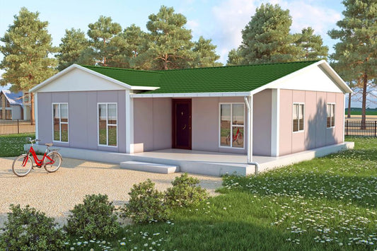 Isı yalıtımlı çatı sistemine sahip prefabrik evler – Şen Evim Prefabrik.